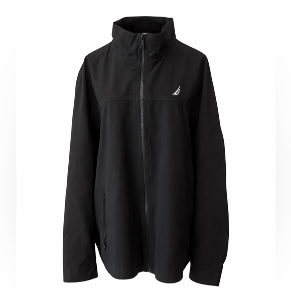 Nautica Other - NWOT Nautica men's 3x Microfiber Light Weight Zip Up Pocket Casual jacket black